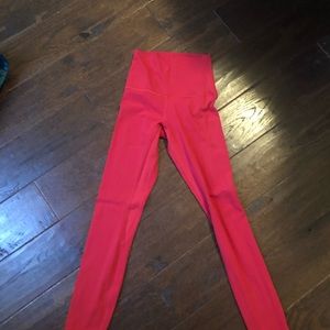 Lululemon red align leggings